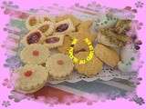 Biscuits shortbreads 3 modéles et 3 fourrages