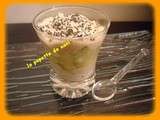 Ptite verrine dés de concombre s/mousse de thon/interblog #20