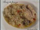 Arroz de frango (riz de poulet , recette de papa)