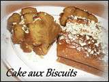 Cake au biscuits (sans farine)