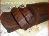 Cake au café et au chocolat