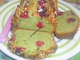 Cake Pistache Framboise de Djouza