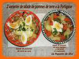 Deux variantes de salade de pommes de terre