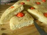 Fougasse aux tomates cerises