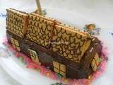 Maisonnette en chocolat pour mes gourmands :)