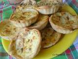 Petites quiches au thon et au fromage