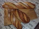 Baguettes au Kéfir d'eau et levain (Cook'in)