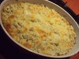 Gratin spatzles cabillaud