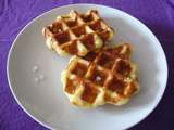 Waffles ou gaufres liégeoises