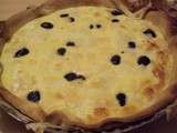 Quiche poulet-mozza-olives