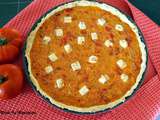 Tarte tomates, bacon et feta