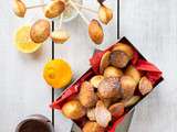 Madeleines au Citron Bergamote & leur Sauce au Chocolat