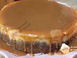 Cheesecake chocolat blanc caramel