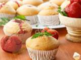 Mini-cakes aux fraises