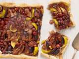 Tarte aux raisins et figues