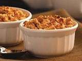 Crumble pommes - chocolat