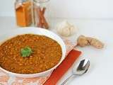 Dahl de lentilles corail