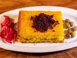 🌽 Polenta méditerranée {olives, ail, tomates séchées}