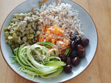 🥣 Salade composée et sauce tahini super simple