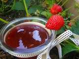 Confiture fraise rhubarbe et citronnelle