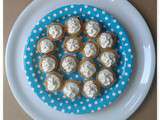 Cupcakes salés carotte/cumin et topping au Boursin