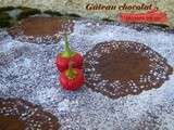 Gâteau au chocolat et piment rouge