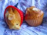 Muffins aux amandes et fraises des bois