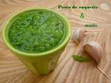 Pesto de roquette et amandes