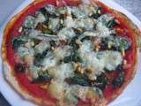 Pizza au chou cima et anchois