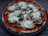 Pizza végétarienne aux aubergines