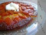 Tarte tatin aux coings et vanille