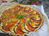 Tarte tomates et aubergine