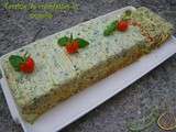 Terrine de courgettes au basilic et saumon