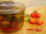 Tomates cerises confites