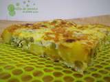 Tortilla de pommes de terres et petits pois