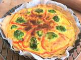 Quiche brocolis & poivrons : un mélange surprenant