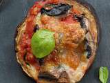 Aubergine pizza