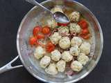 Boulettes de Semoule Parmesan et Crème