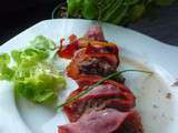 Brochettes De Boeuf au Basilic et au Bacon