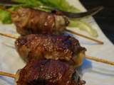 Brochettes de Boeuf au Fromage et au Lard