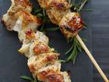 Brochettes de Volaille Citron et Herbes du Jardin