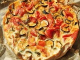 Clafoutis Courgette Tomate Mozzarella