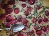 Clafoutis Fraise Menthe