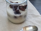 Creme à la Vanille et Croustillant au Chocolat