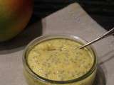 Creme de Mangue Au Soja et Aux Graines de Chia