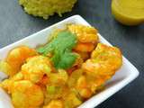 Crevettes Coco Curcuma Curry