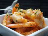 Crevettes sautees Ail et Gingembre