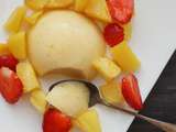 Dome d'Ananas et ses Fraises