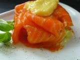 Dome Saumon Avocat et Son Coulis de Mangue