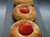 Financiers Amandes Fraises Sans Gluten et Sans Lactose